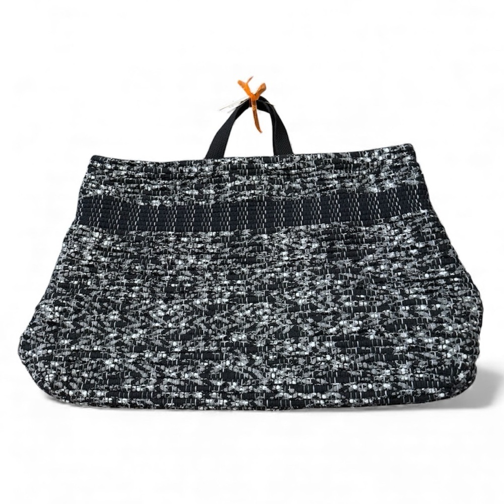 Applewood Rag Rug Bag Dollywood  black and white